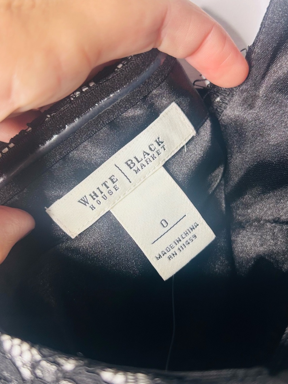 NWT White House Black Market Lace Halter Satin Cocktail Dress Style 30011476 - Picture 10 of 11